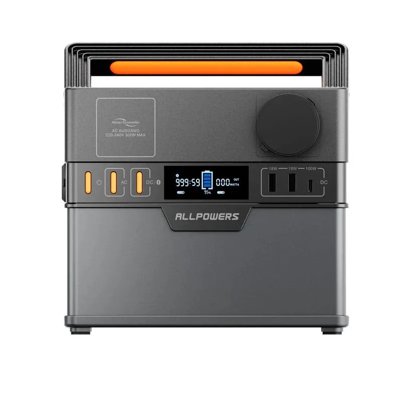 ALLPOWERS ES S300 Plus compact portable power station 300W 288Wh with handle
