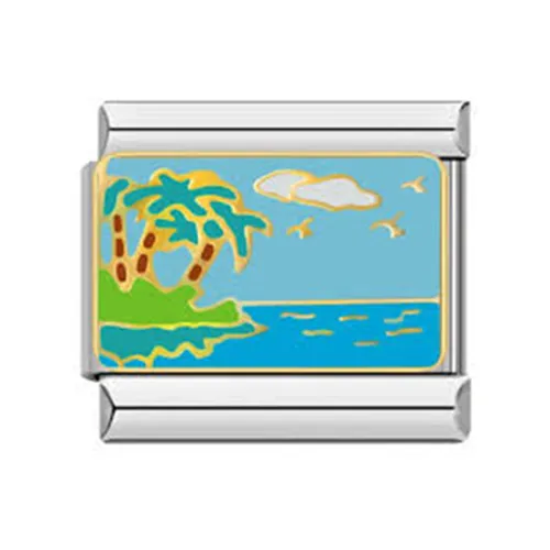 FabuLove Beach charm with coastal theme
