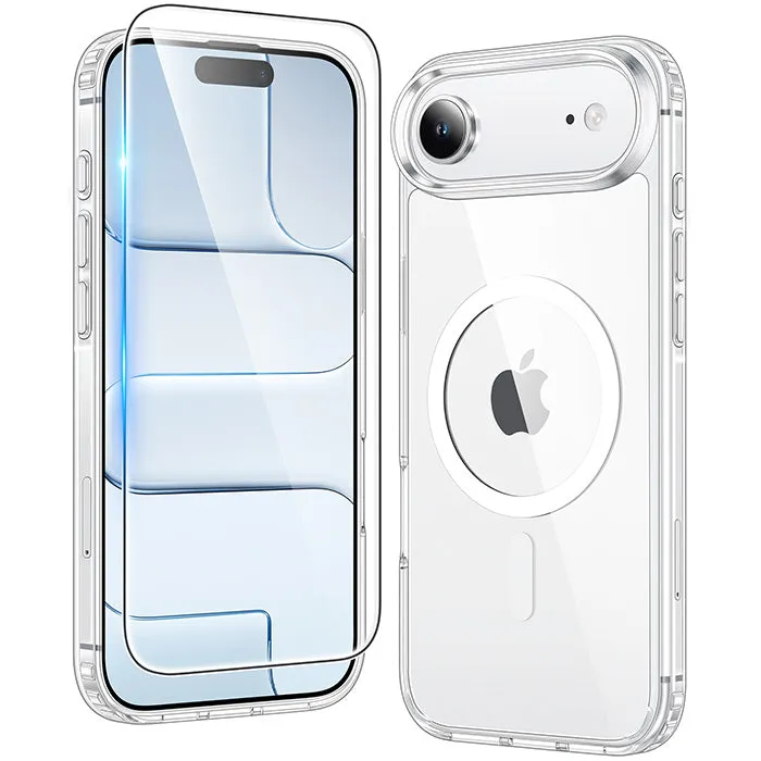 FNTCASE OFFICIAL Clear Case with Magnetic Charging and Shockproof protection for iPhone Air