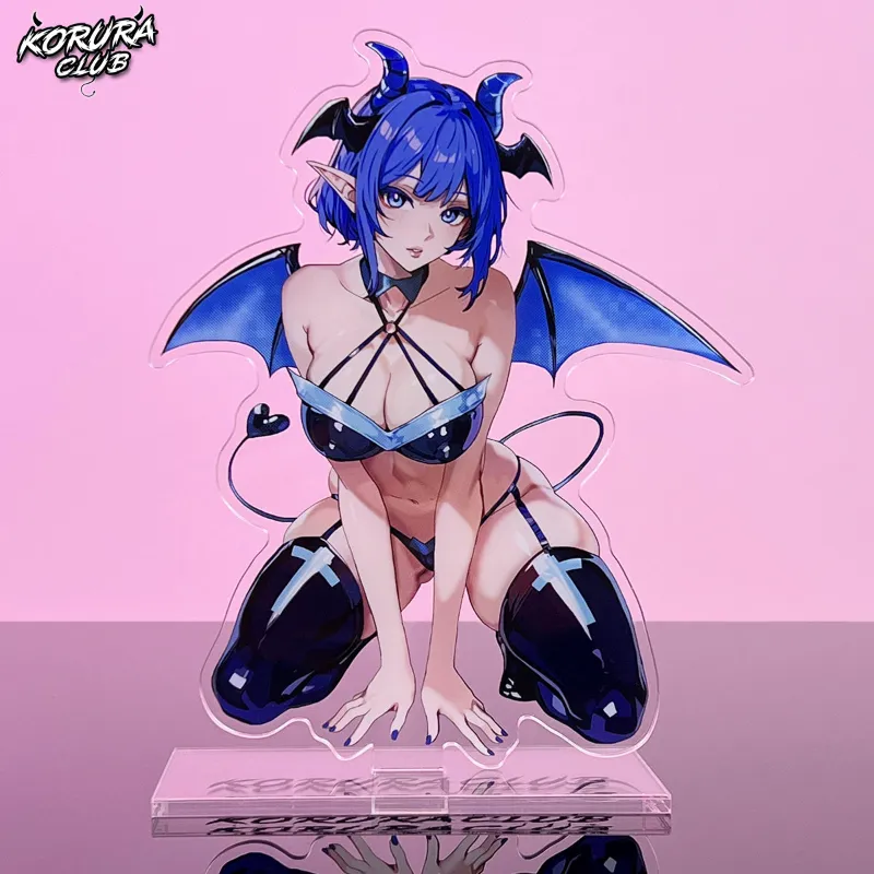 Koruraclub Acrylic stand KL03 succubus character standee with clear display base
