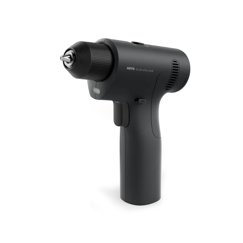 HOTO 16V Brushless Drill with digital display and battery