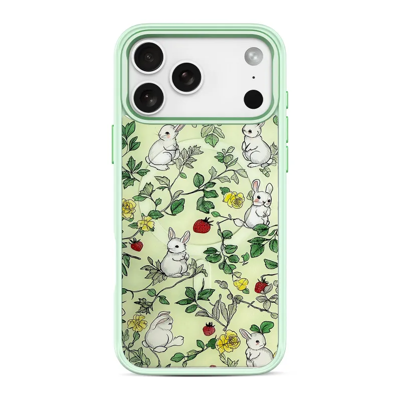 COBAK Case Bunny Garden Snap-On Cover showing attachable cover design with bunny pattern