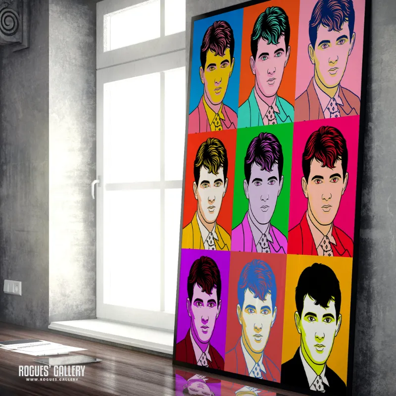 Rogues Gallery 80s Retro Project Dave Ball pop art print