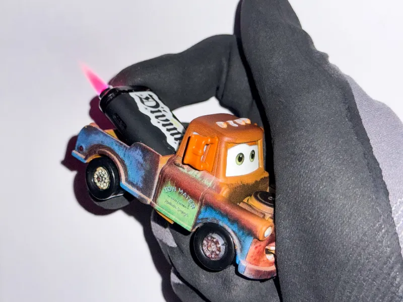 SoCal Divinity Tow Mater Refillable Lighter custom handmade butane jet flame lighter