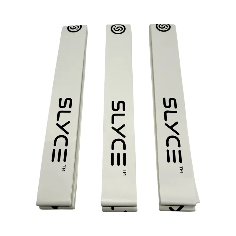 SLYCE Sport Signature Edge Guard Tape in three color options for pickleball paddle protection