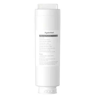 Hydrofast HF01 RO Filter with 5-Stage Filtration cylindrical white filter cartridge