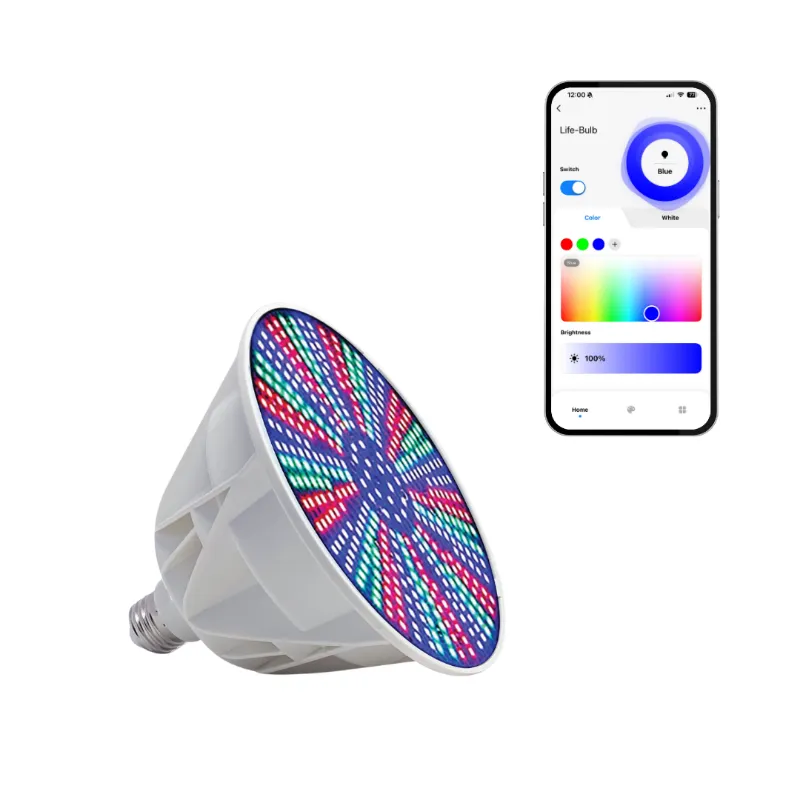 No More Green Technologies Life-Bulb Smart Color LED Spa Bulb System with Wi-Fi controller box and smartphone app control