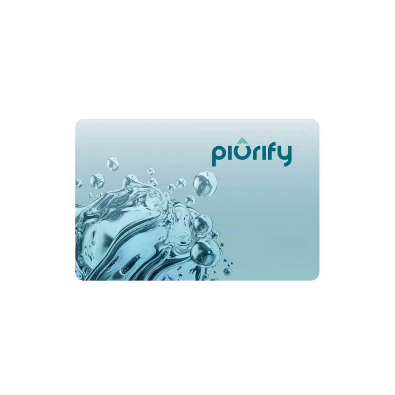 Piurify Gift Card, digital gift card for water filtration products