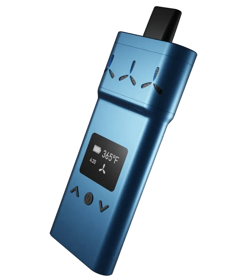AIRVAPE X dry herb and concentrate vaporizer, slim handheld device with X Shell case