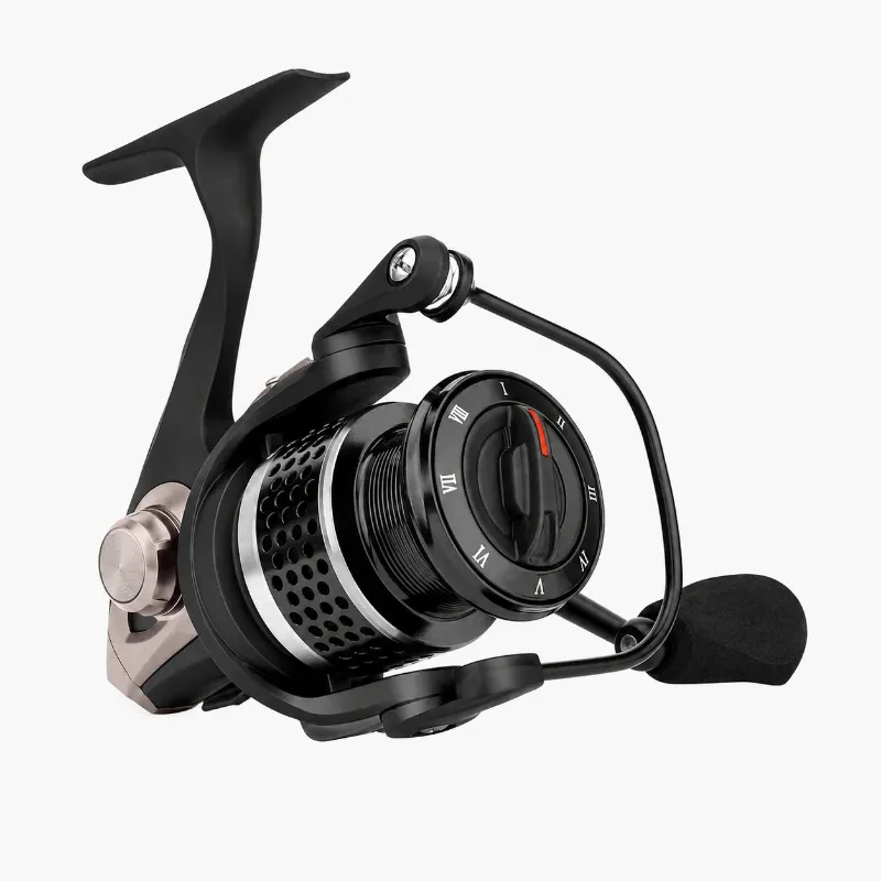 Truscend Fishing Spinning Fishing Reel with aviation metal body and magnetic brake system