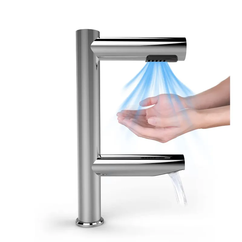 AIKE Super Air Tap Faucet High-Speed Hand Dryer Wash+Dry, AK7130, showing integrated tap and hand dryer unit