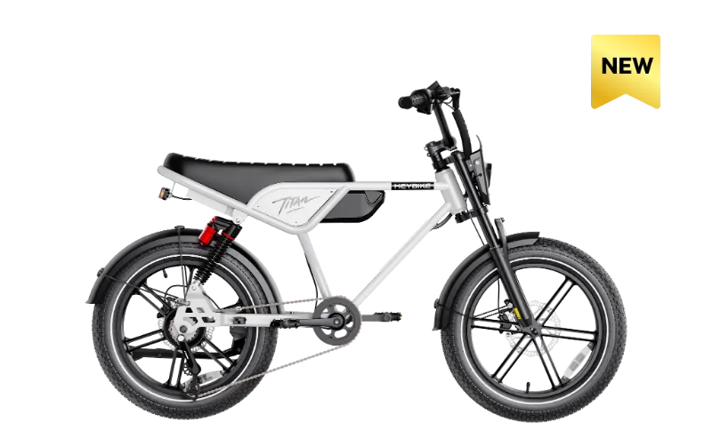 Heybike Titan full suspension moto-inspired electric bike