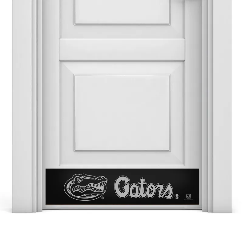 Deck the Door Decor Florida Gators Engraved Door Kick Plate with officially licensed collegiate graphics
