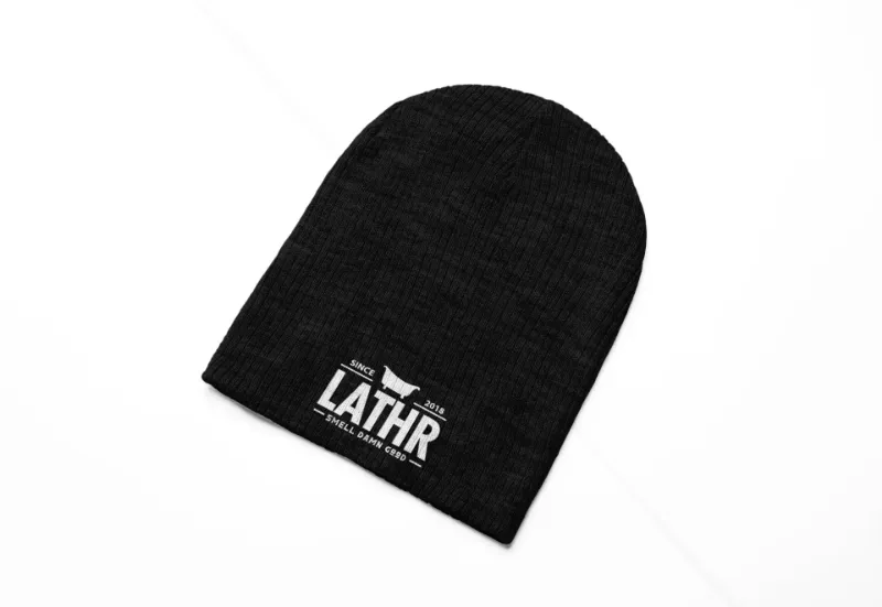 LATHR Knit Beanie Touque in turbo acrylic fabric
