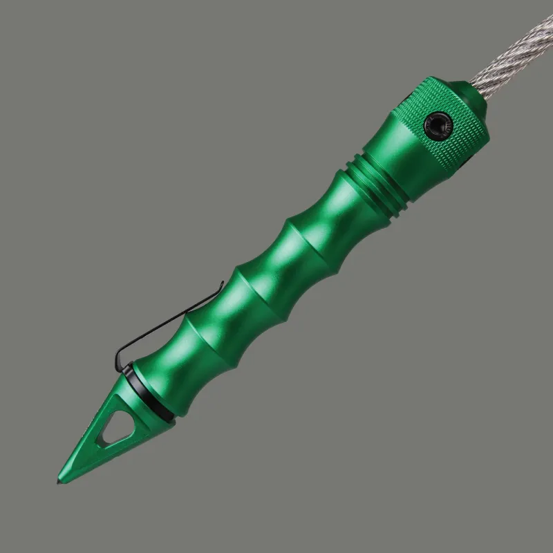 The Stinger Tools Stinger Whip Car Emergency Tool Midnight Green with window breaker