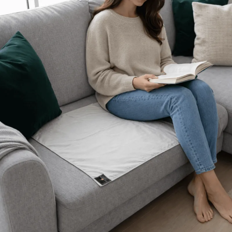 Premium Grounding Multi-Purpose Grounding Pad on floor with feet resting on it