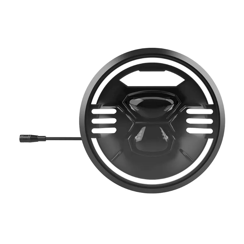 EKXBike Electric Bike Headlight lit on a bike