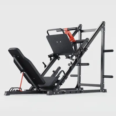 GMWD Fitness Budget Leg Press Machine LP05 with 45-degree angle and adjustable backrest