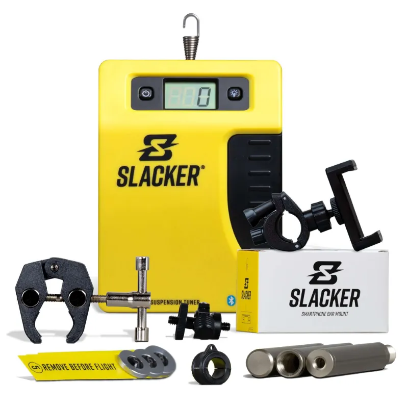 Slacker MTB Starter Special Offer suspension tuning kit with digital display and mount