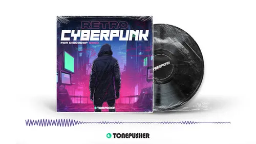 Tonepusher Retro Cyberpunk, 50 OBXD presets with a cyberpunk aesthetic for the free discoDSP synth.