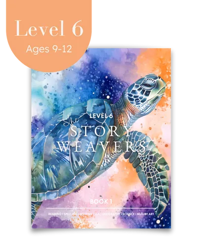 The Story Weavers Level 6 Beta middle years homeschool curriculum books