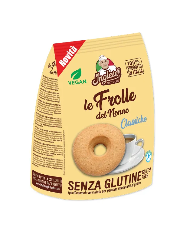 Vegaliano Le Frolle, 200gr box of gluten-free vegan cookies