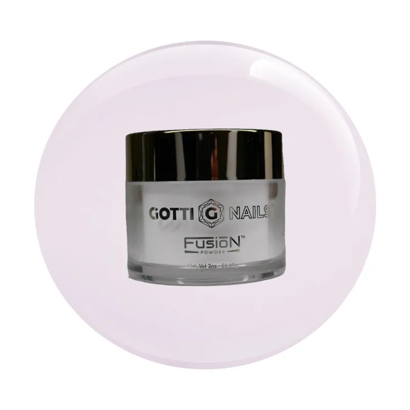 Gotti Nails #105F Fusion Powder Hilarious Bunny translucent white powder jar