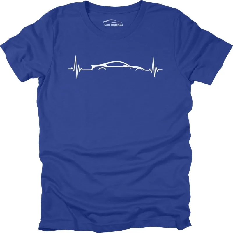 Car Threads Car Heartbeat t-shirt with heartbeat graphic design