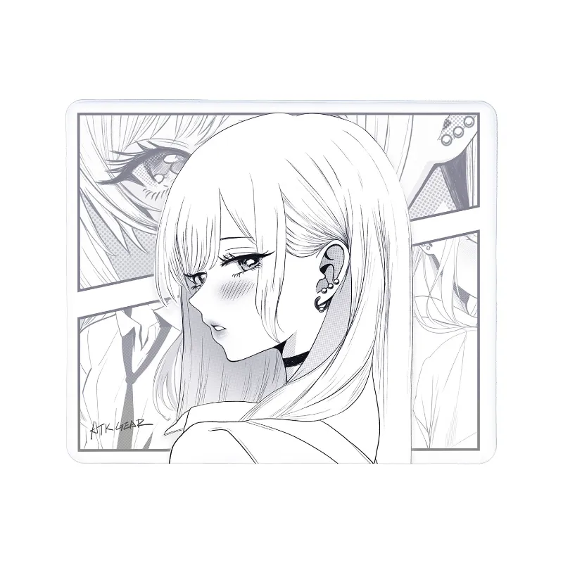 ATK Gaming Gear Anime Mouse Pad Reverie with monochrome illustration