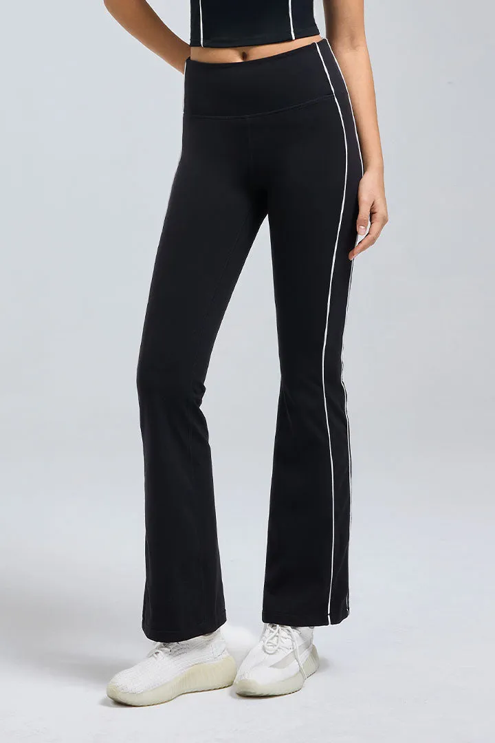 SALTUM High-Waist Flare Legging in FlexEase 2.0 fabric with flared hem