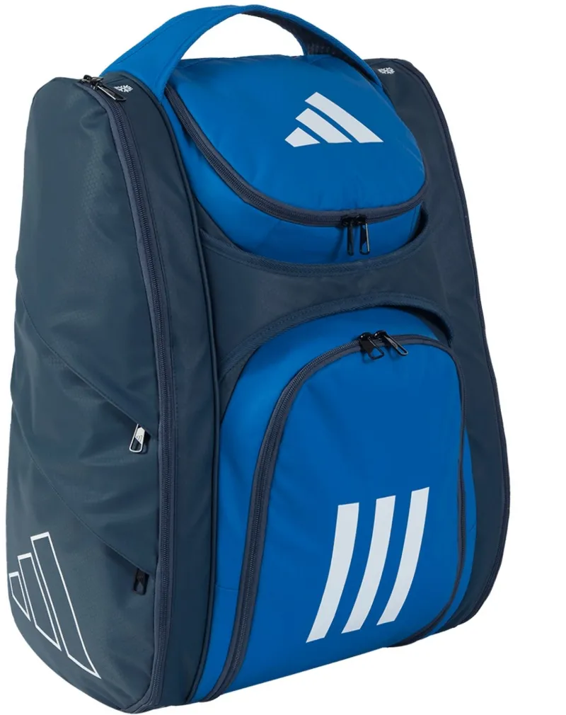 Do It Tennis Adidas Bag Multigame Pickleball/Padel Bag 3.2 (Blue) - large sporty racket bag in blue and black