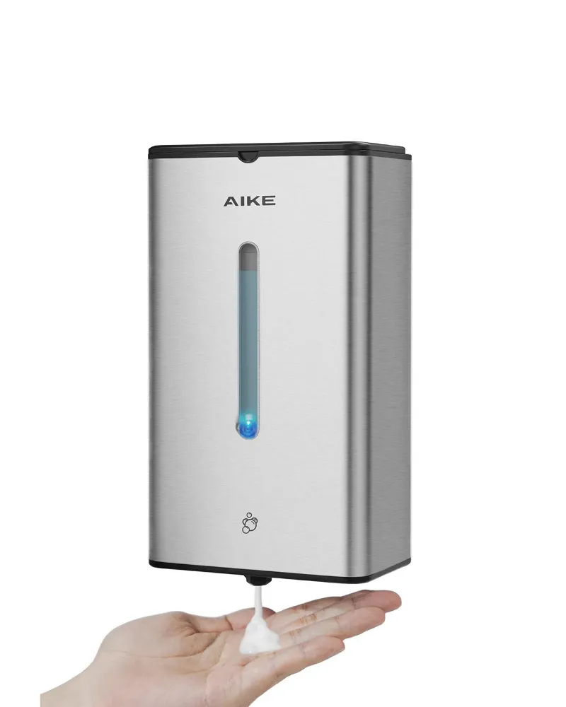 AIKE 33.8 fl.oz/1000ml Foam Automatic Soap Dispenser For Commercial Bathroom, Model AK1207FA