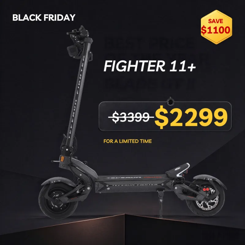 TEVERUN USA 2026 FIGHTER ELEVEN+ electric scooter product photo