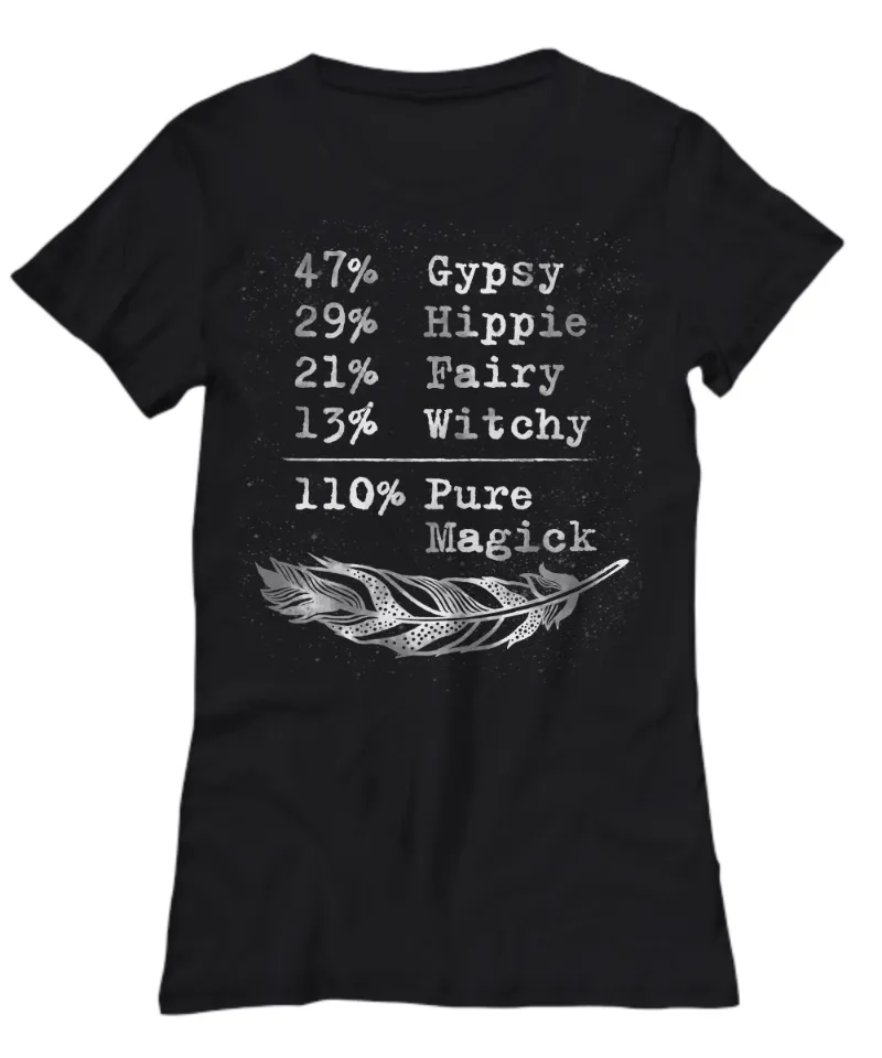 Spirit Nest 110% Pure Magick graphic tee with text design