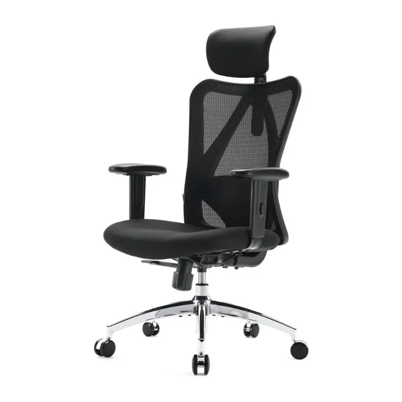 Sihoo M18 Ergonomic Office Chair with headrest, soft cushion seat, and mesh backrest