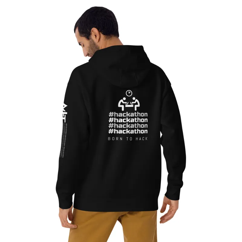MyHackerTech #hackathon unisex hoodie back print