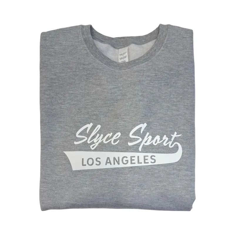 SLYCE Sport Slyce Los Angeles Crew Sweatshirt in premium midweight fabric with ribbed trim