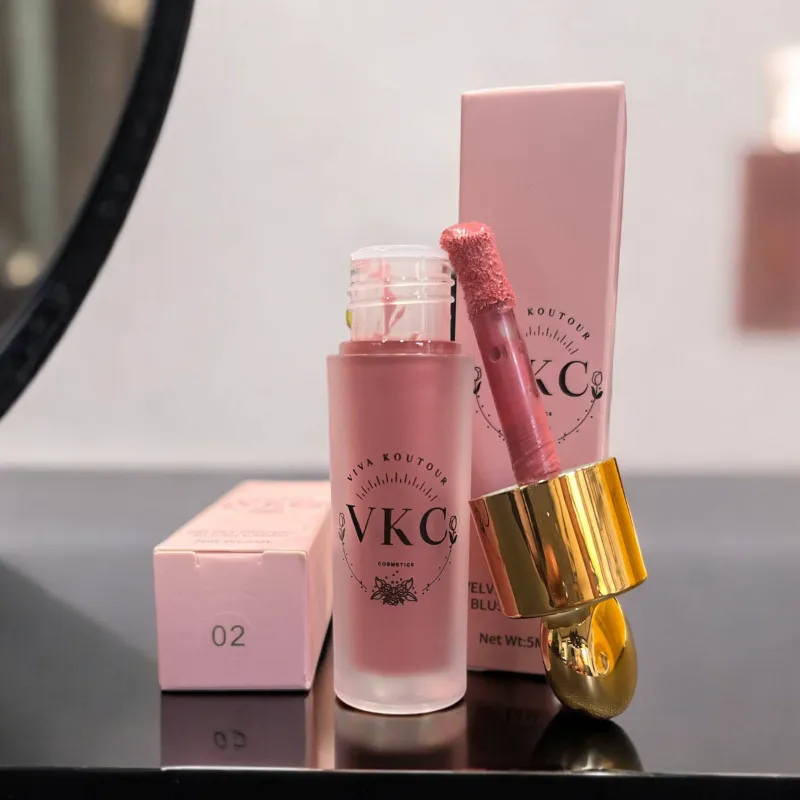 Viva Koutour Cosmetics VKC Liquid Blush - Matte Finish, All-Day Wear, 5ml product bottle