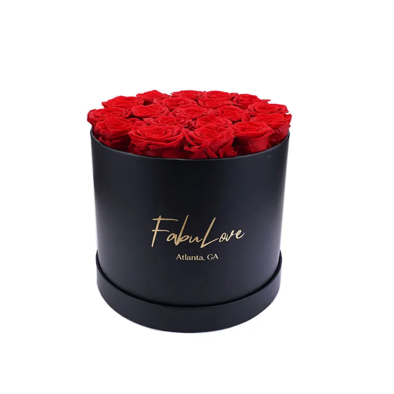FabuLove Eternal Rose Bouquet Grand with nineteen to twenty preserved roses in arrangement