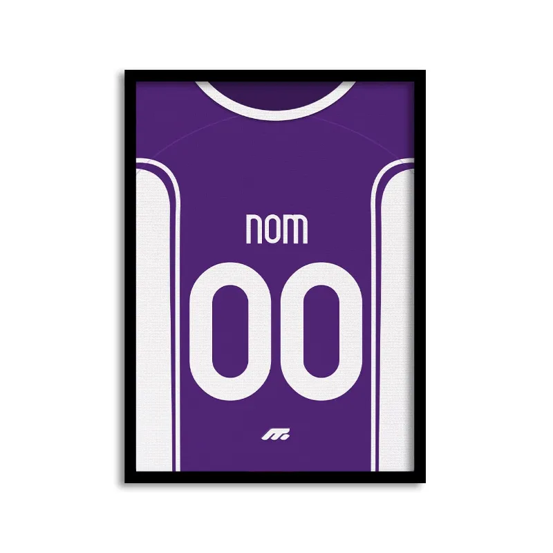 MYCASE FC AFFICHE FIORENTINA - DOMICILE poster showing Fiorentina home uniform