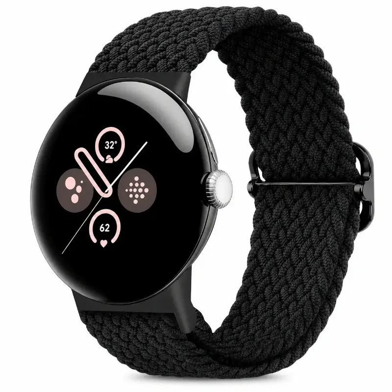 The Pixel Case Braided Solo Loop Nylon Band For Pixel Watch in assorted colors