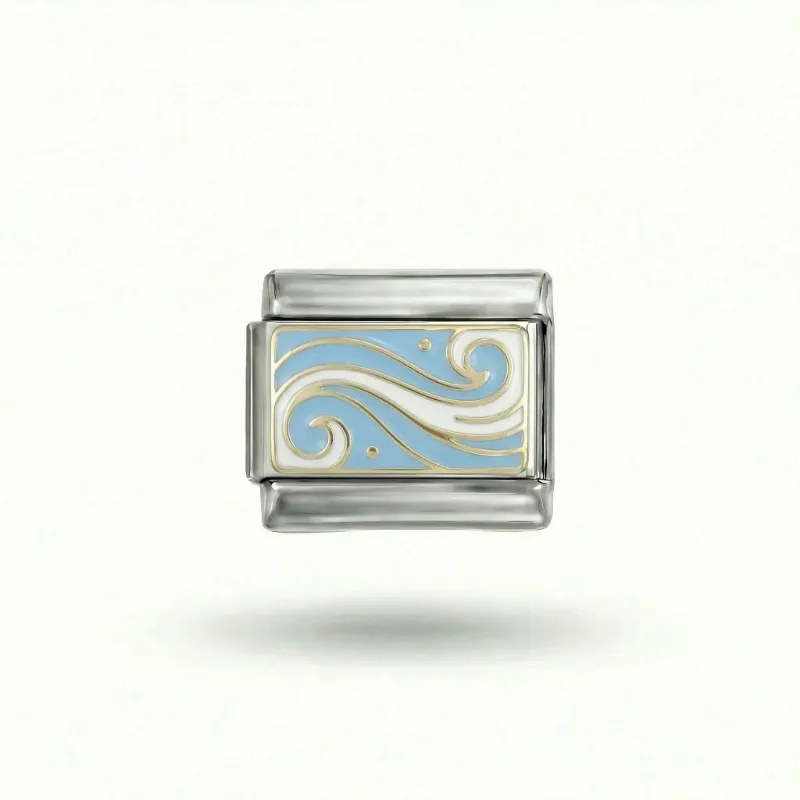 Charms Official Argentina Badge 3 charm with national emblem design