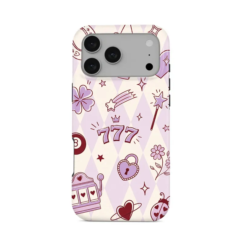 COBAK Case Jackpot tough phone case showing raised edges and printed design