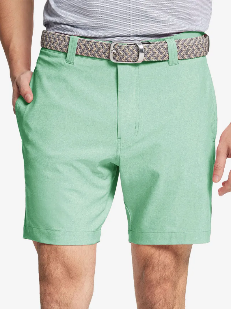 Maelreg Golf Heather Performance Golf Shorts in heathered gray