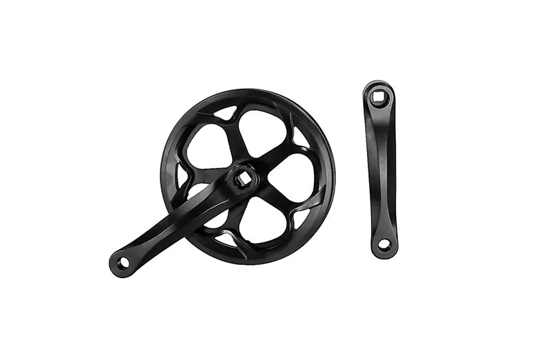 Heybike Crank Arm silver aluminum alloy left right pair