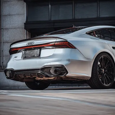 Twenty Two Tuning BCTXE Style Carbon Fiber Rear Diffuser Ver.2 Compatible With Audi A7/S7 (C8)