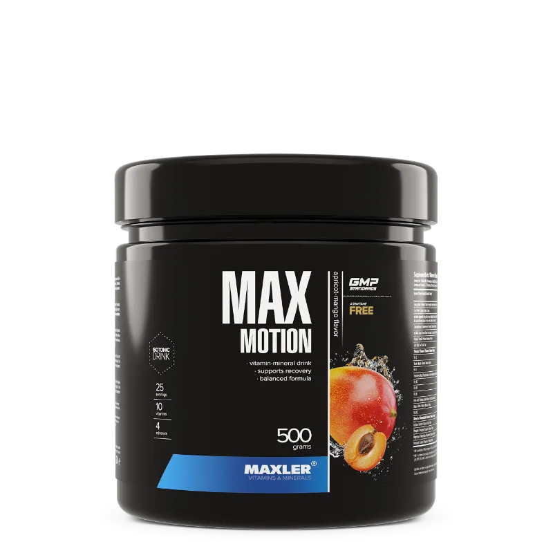 MAXLER Max Motion powder in a scoop