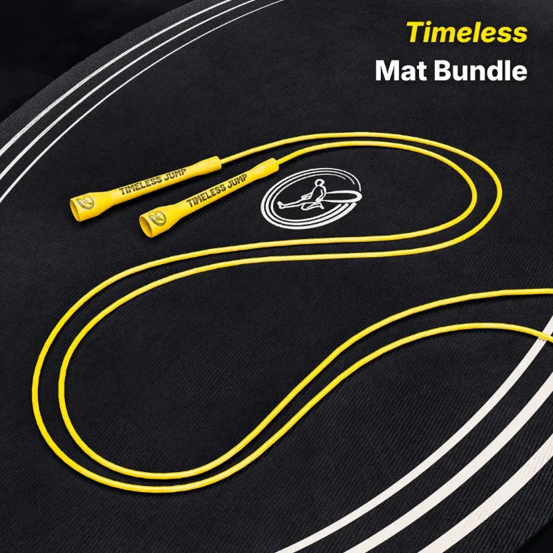 Timeless Mat Bundle exercise mat with Timeless Jump rope