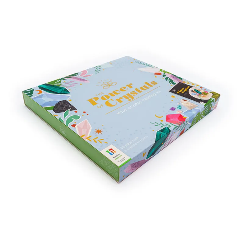 HoneySpree Power of Crystal - Your Crystal Healing Kit with rose quartz, amazonite, amethyst stones and guidebook