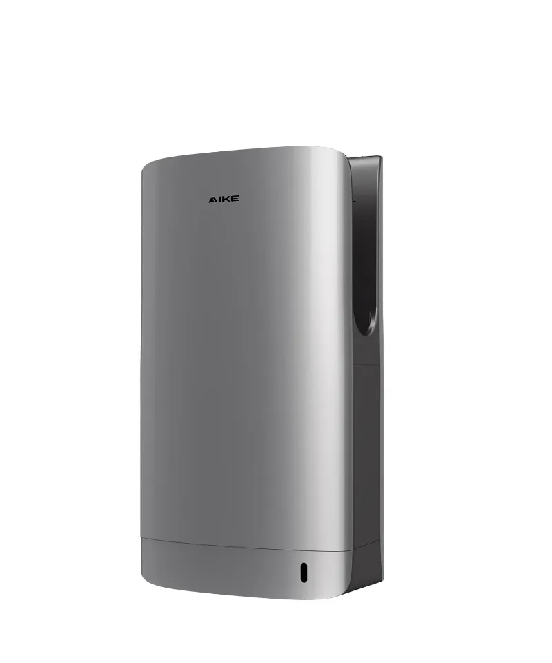 AIKE Slim Vertical Hand Dryer HEPA Filtered For Commercial Bathroom, Model AK2065, slim profile design